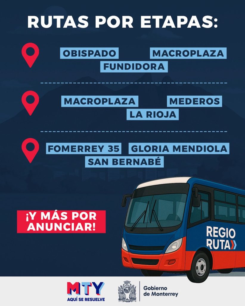 cinco-rutas-y-circuitos-de-la-regio-ruta-el-transporte-gratuito-de-Monterrey