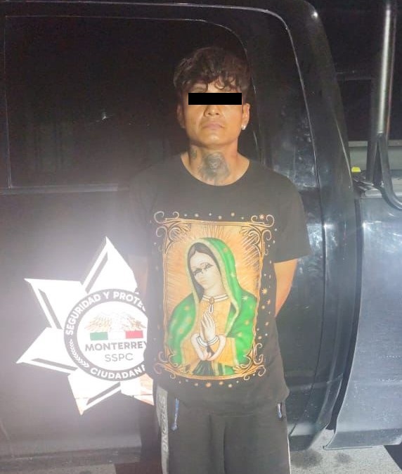 detenido por daños, propiedad ajena, Policía de Monterrey, estrategia Escudo, vandalismo urbano, SAT