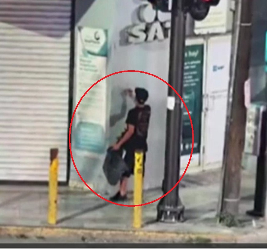 detenido por daños, propiedad ajena, Policía de Monterrey, estrategia Escudo, vandalismo urbano