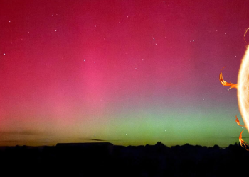 auroras-boreales-en-Nuevo-León-fenómeno-solar-García-actividad-solar-tormenta-geomagnética