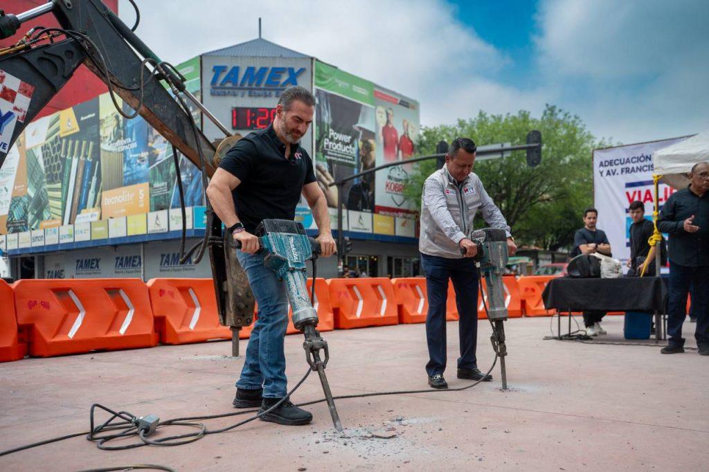 monumento de la independencia es protegido durante la obra vial que agilizará el tráfico