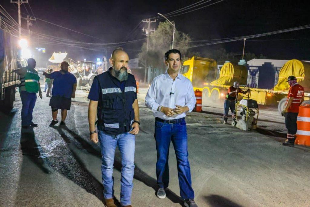 Obras-nocturnas-en-Monterrey-Marcelo-Segovia-Adiós-baches-Servicios-Públicos-Mantenimiento-vial
